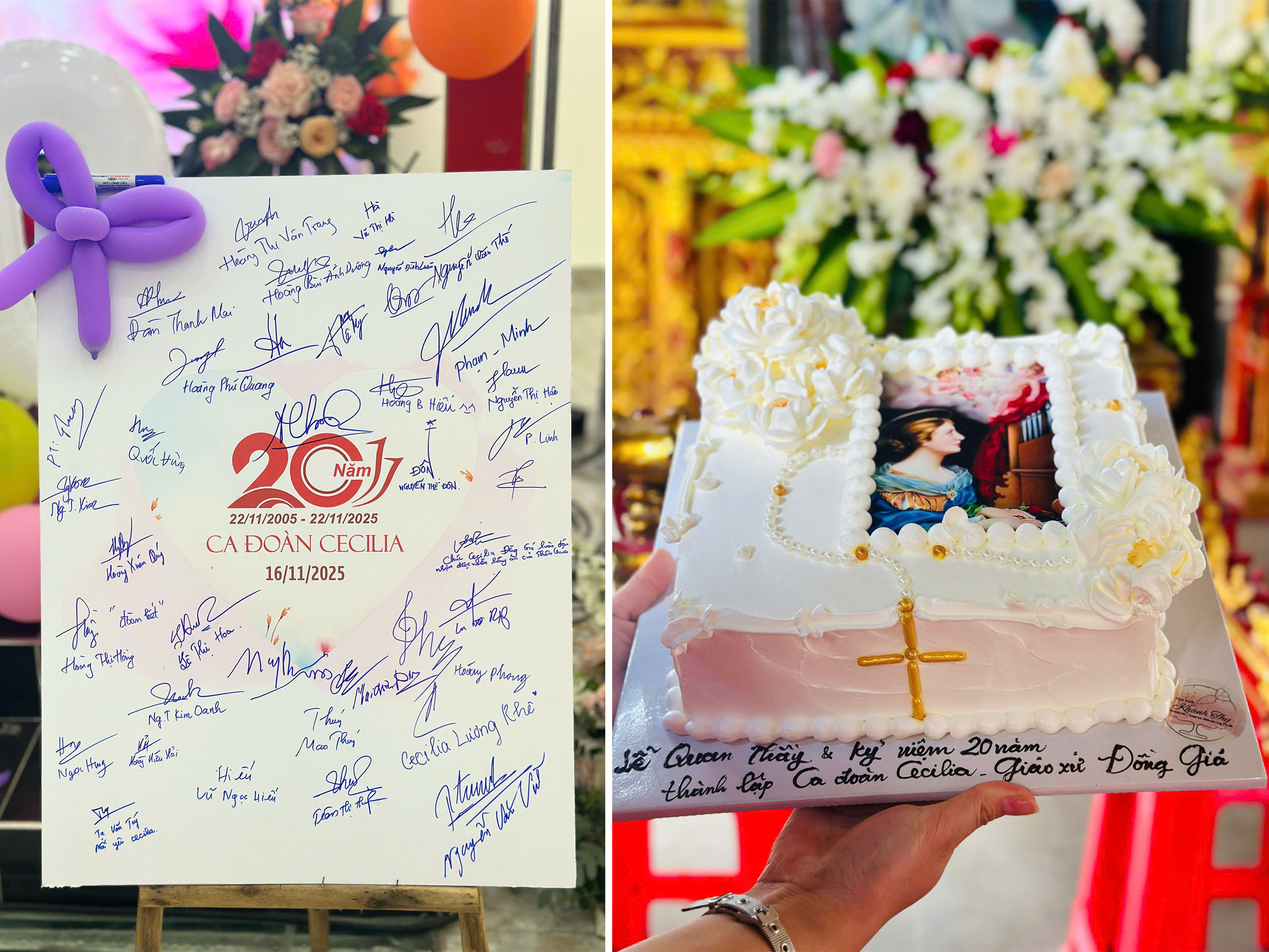 GIÁO XỨ ĐỒNG GIÁ: CA ĐOÀN CECILIA MỪNG LỄ QUAN THẦY VÀ KỶ NIỆM 20 NĂM THÀNH LẬP	